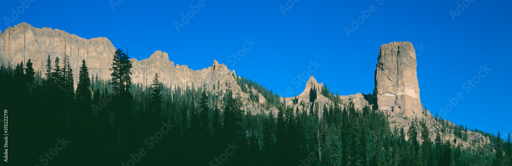Chimney Peak in Uncompahgre National Forest, Ridgeway, Colorado