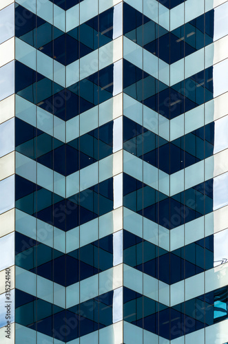 Windows of skyscrapers