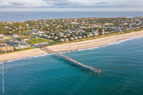 Aerial view of Outer Banks North Carolina