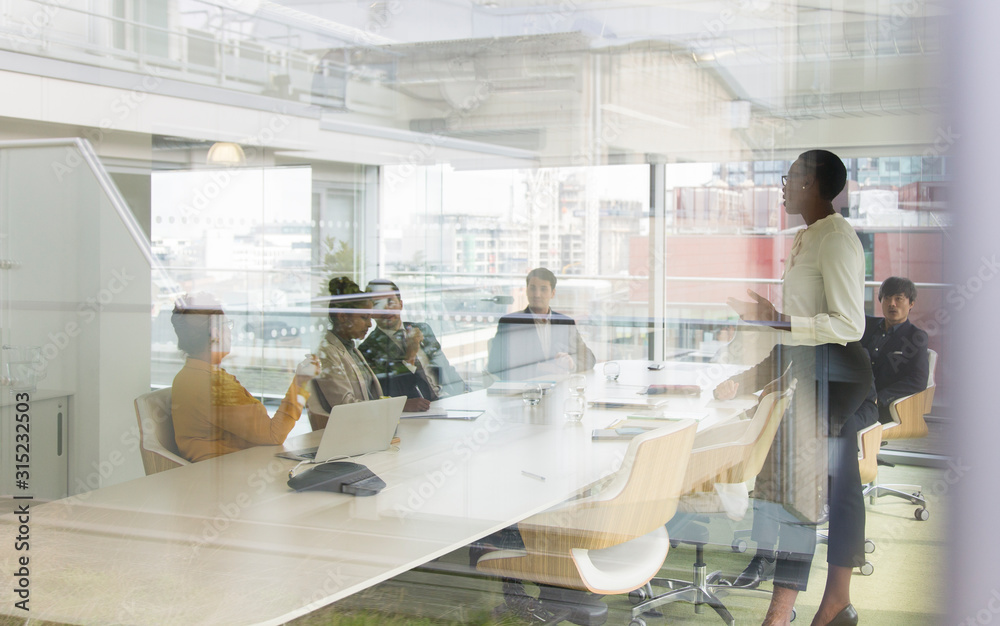 Business people talking in conference room meeting Business people talking in conference room meeting