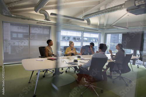 Business people in conference room meeting