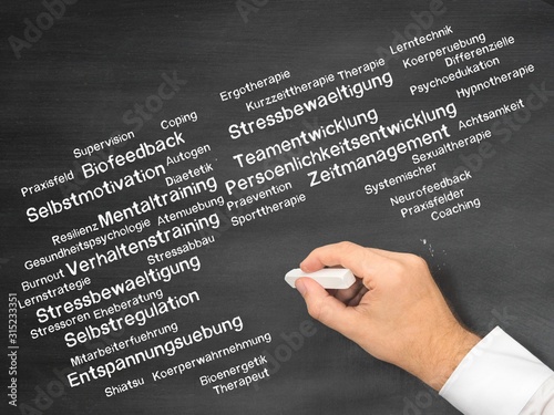 Obraz na płótnie Stressmanagement