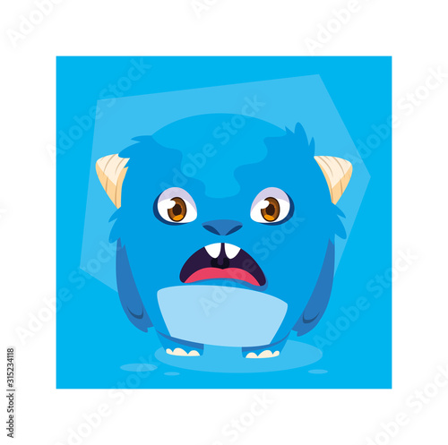 alien monster for halloween, angry monster