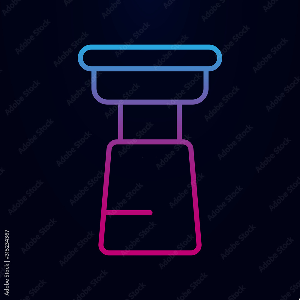 Salt maid nolan icon. Simple thin line, outline vector of web icons for ui and ux, website or mobile application Salt maid nolan icon. Simple thin line, outline vector of web icons for ui and ux, website or mobile application