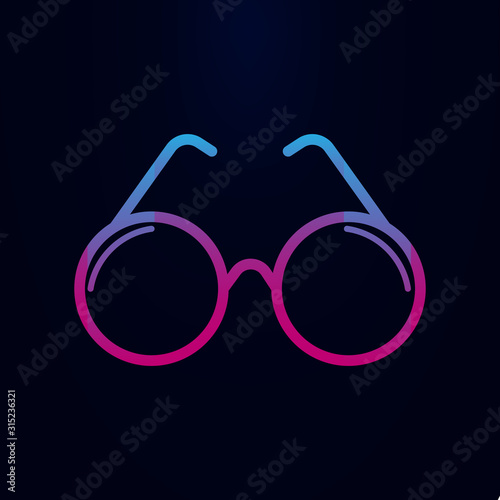 Optical glasses nolan icon. Simple thin line, outline vector of web icons for ui and ux, website or mobile application