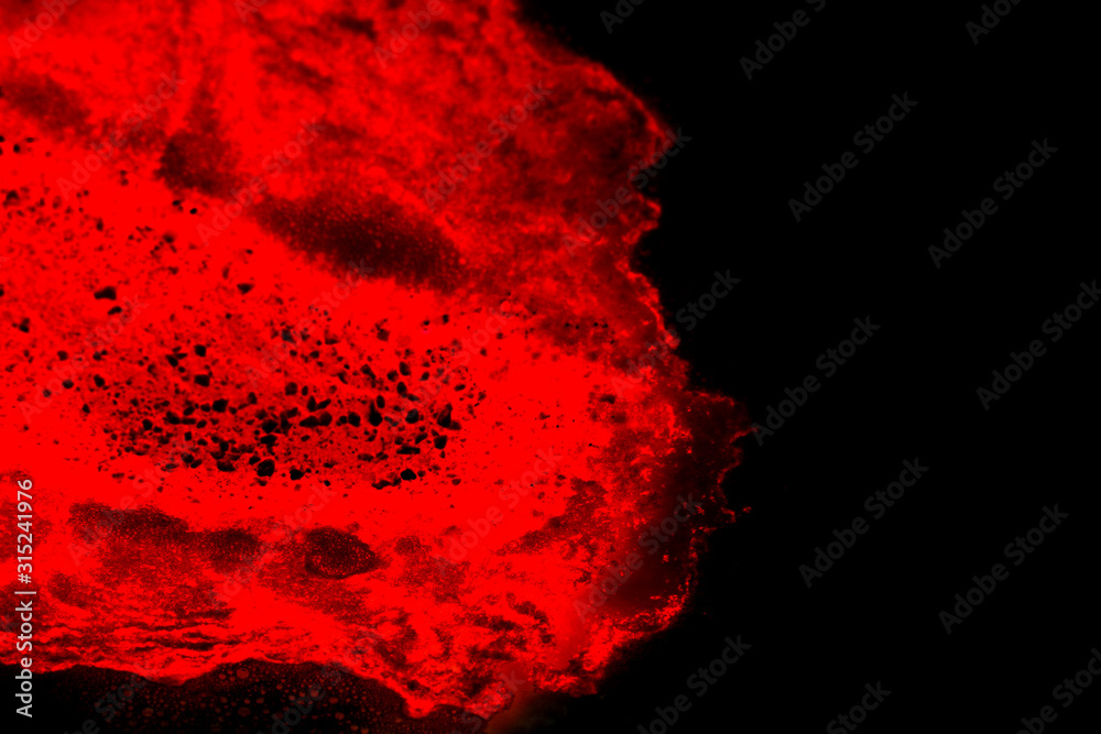 Black and red art background