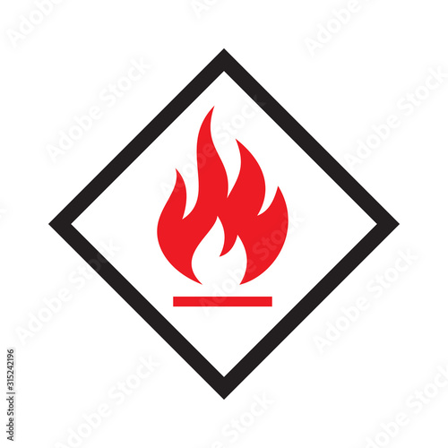 fire icon, flame icon, flammable icon
