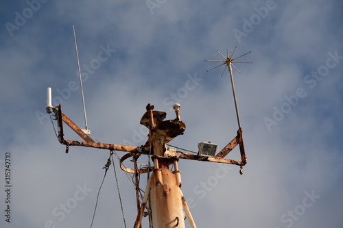 Rusty communication equipment