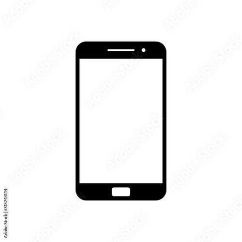Handphone or smartphone icon concept. vector illustration