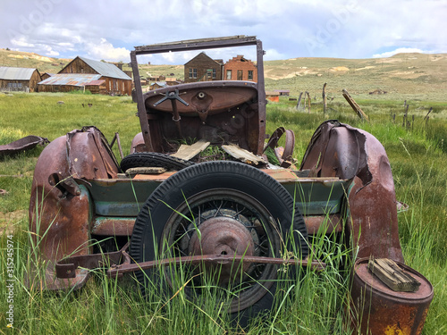 Abandoned Vehicle at Bodie, The Ghost Town, Mono County, California