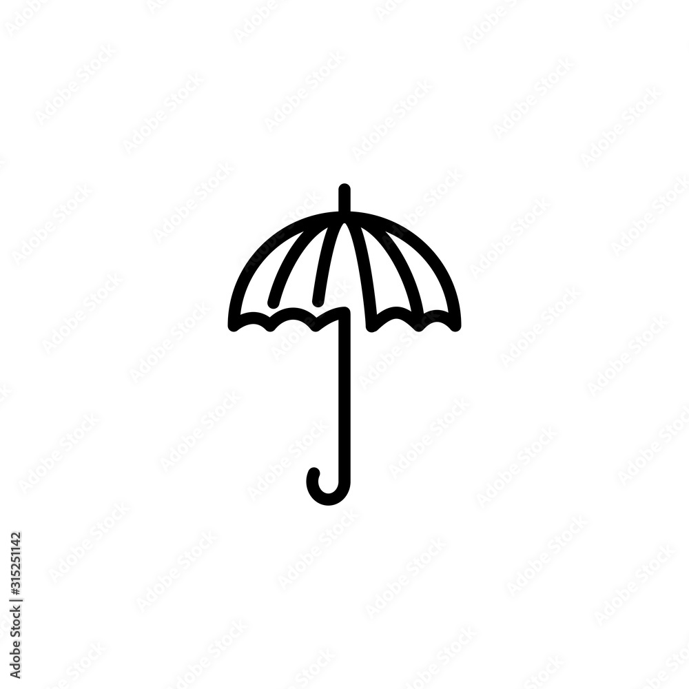 Umbrella icon design Umbrella icon design