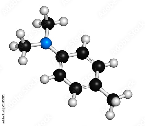 N,N-dimethyl-p-toluidine DMPT molecule