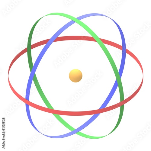 Atomic structure, artwork