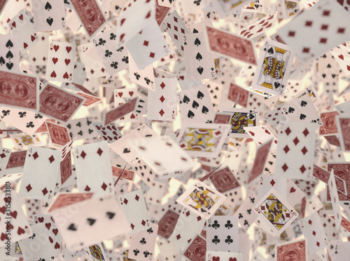 Playing cards, illustration photo
