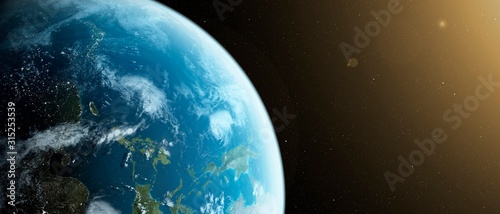 Planet earth, illustration photo