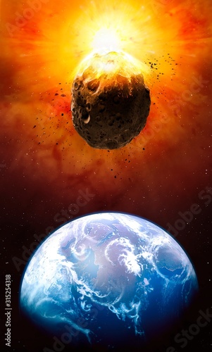 Deflecting a near-Earth Asteroid