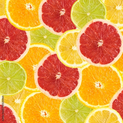 Citrus fruit slices