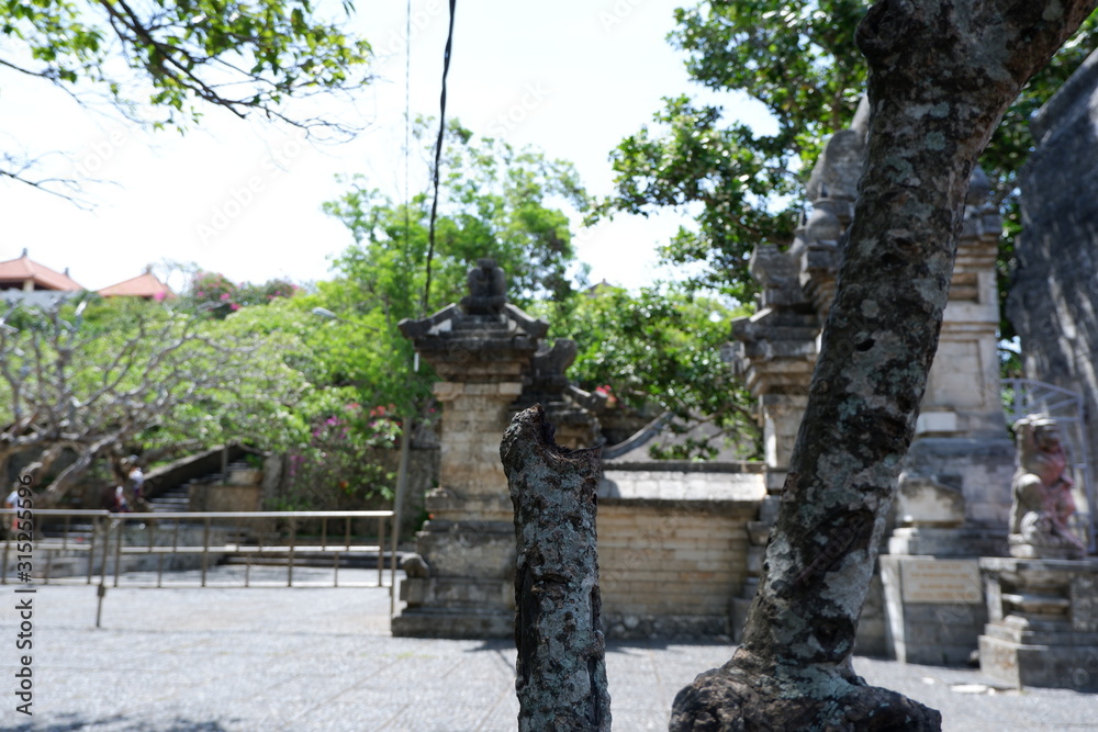 statue in garden