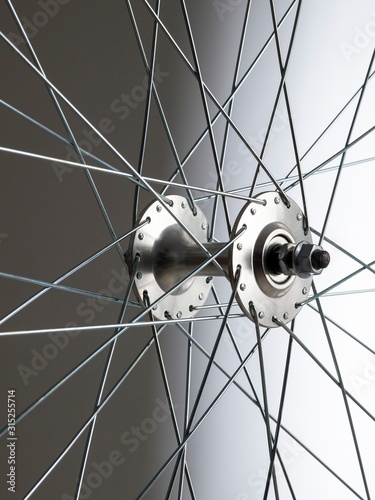 Bicycle wheel hub photo