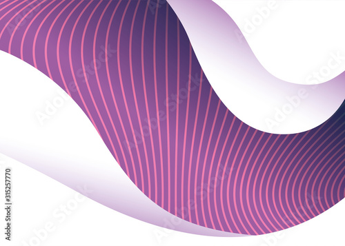 waves background, geometric figures on white background
