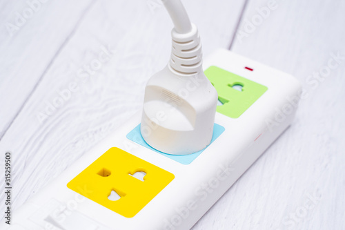 Wallpaper Mural mutiple socket plug for charging Torontodigital.ca