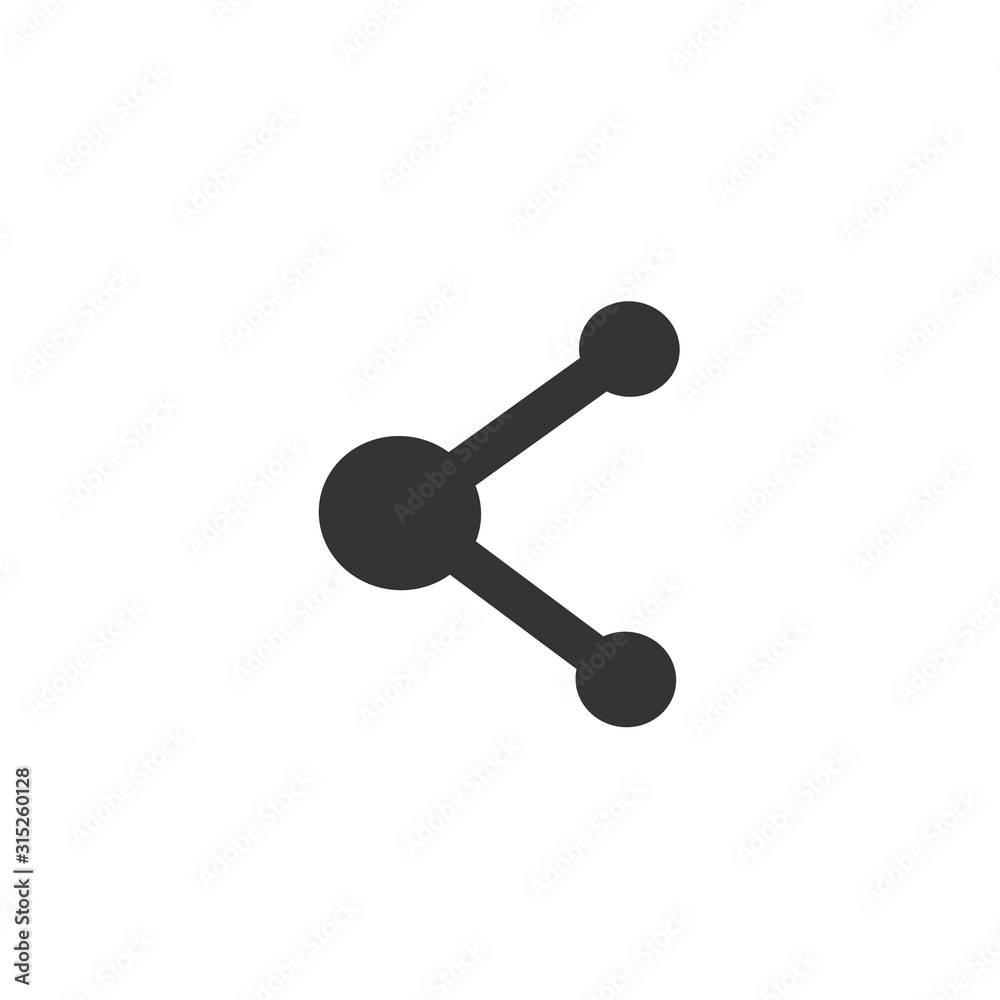 share icon vector solid grey share icon vector solid grey