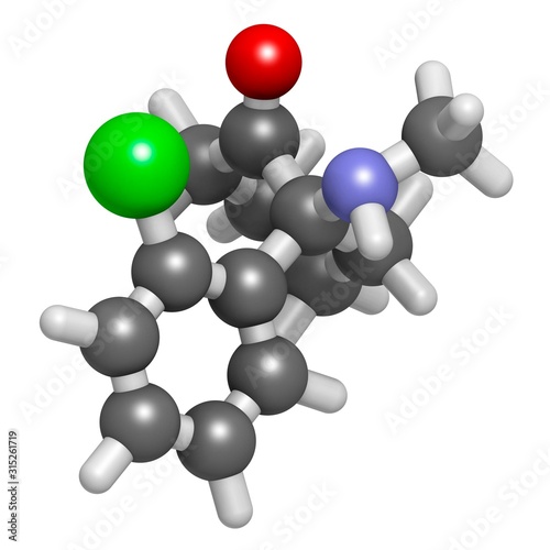 Esketamine drug molecule
