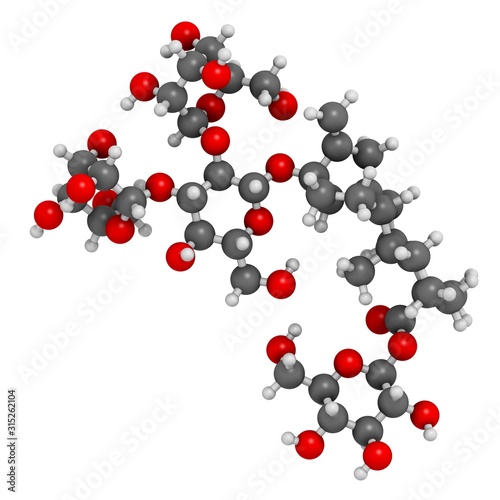 Rebaudioside A molecule photo