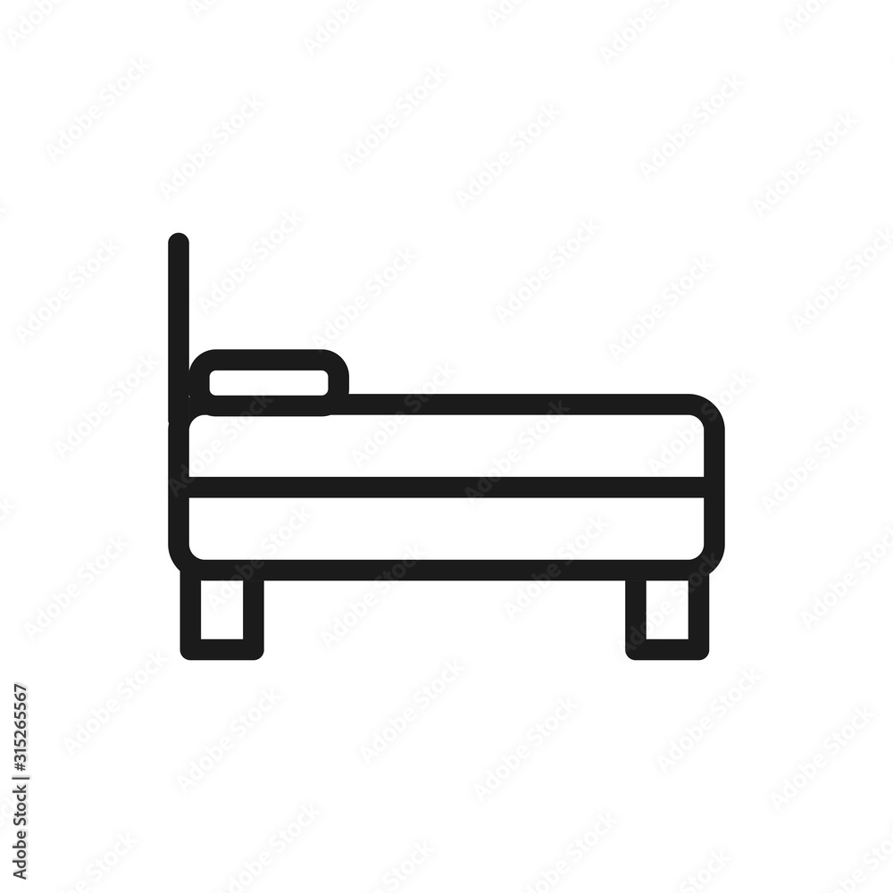 mattress side view bed with pillow comfortable soft textile linear design mattress side view bed with pillow comfortable soft textile linear design
