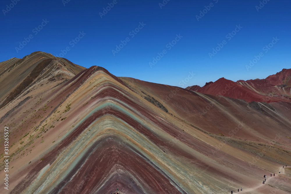 Naklejka premium Rainbow Mountain