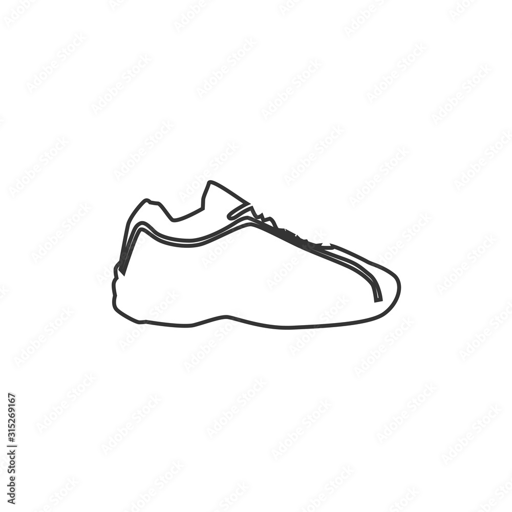sneakers icon vector illustration eps10 sneakers icon vector illustration eps10