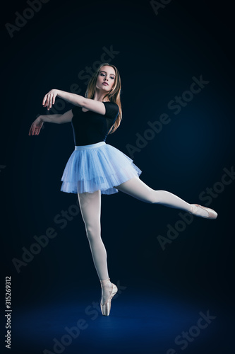 ballet dancer in the jump