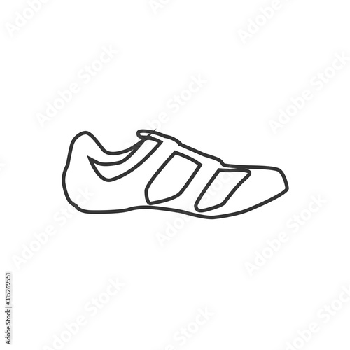 running shoes icon vector illustration eps10