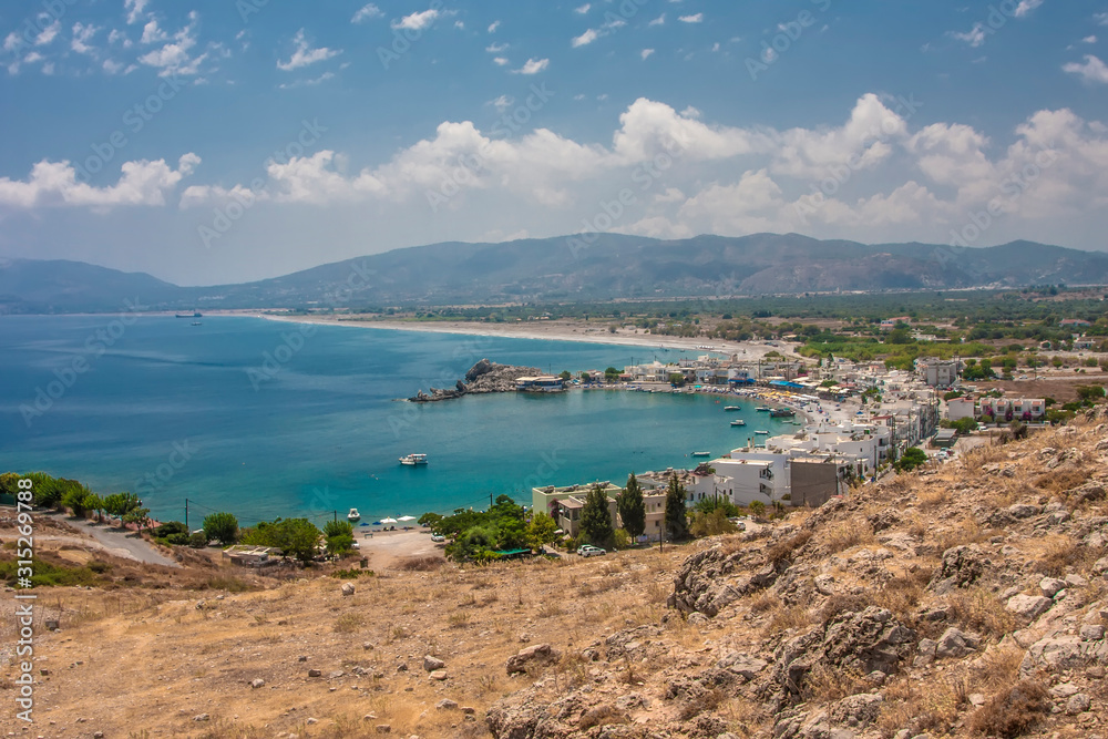 small town on the Mediterranean coast