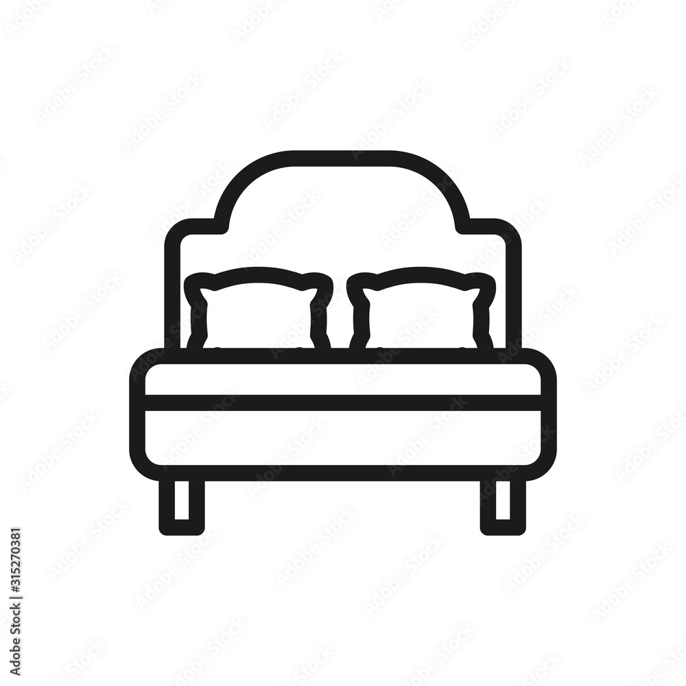 luxury bed and pillows mattress comfortable soft textile linear design luxury bed and pillows mattress comfortable soft textile linear design
