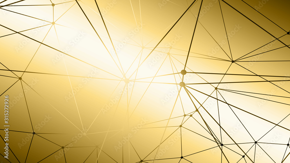 Obraz premium Connecting the dots abstract pattern lines and dots connection design