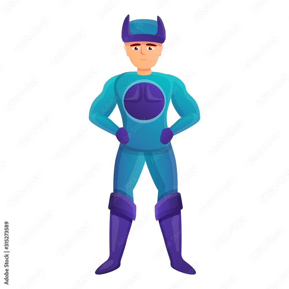 Comic superhero icon. Cartoon of comic superhero vector icon for web design isolated on white background Comic superhero icon. Cartoon of comic superhero vector icon for web design isolated on white background