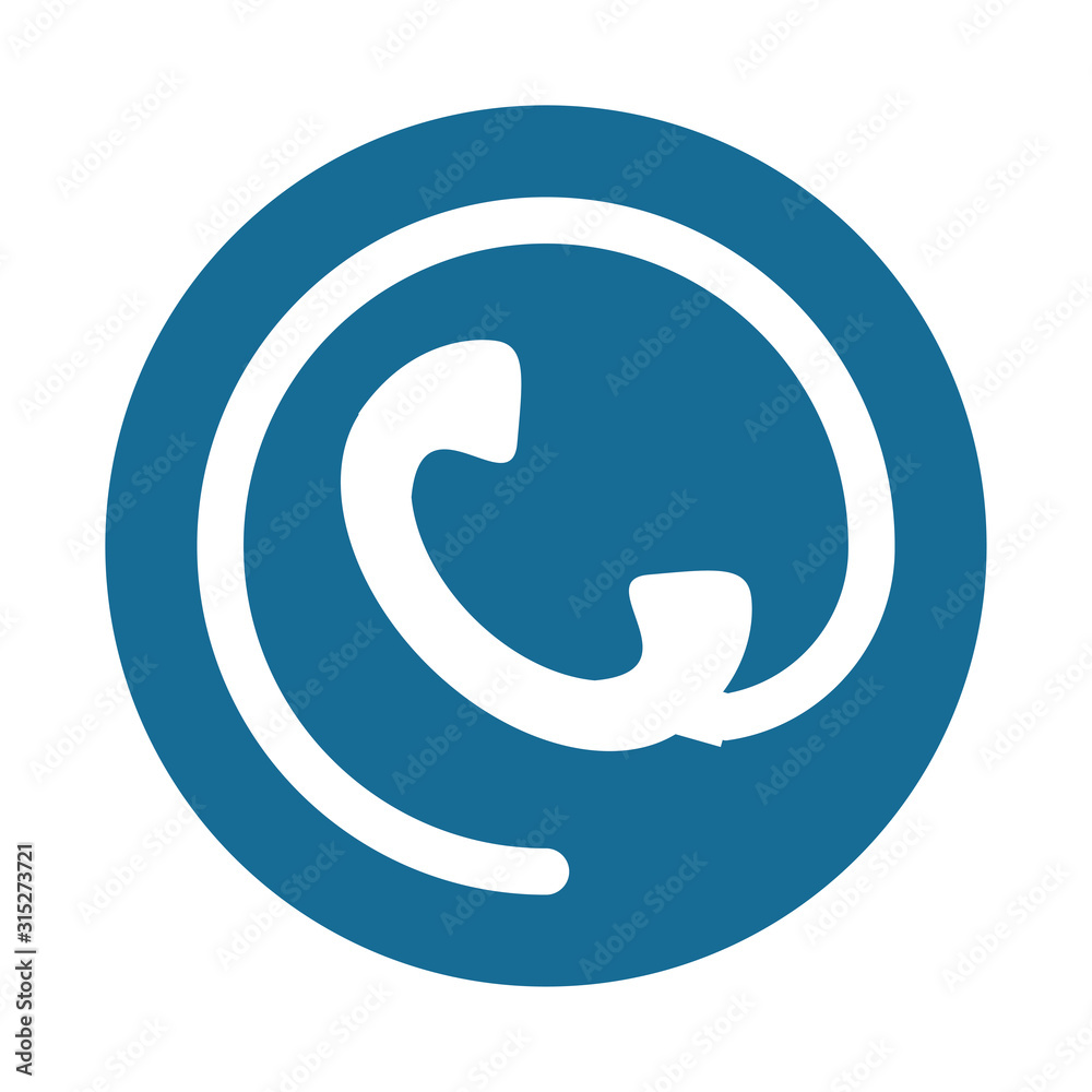 telephone communication with arroba symbol telephone communication with arroba symbol