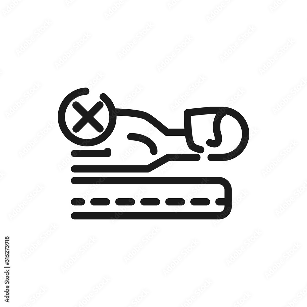 bad posture sleep mattress comfortable soft textile linear design bad posture sleep mattress comfortable soft textile linear design