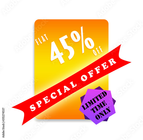FLAT 45% OFF - SPECIAL OFFER - LIMITED TIME ONLY