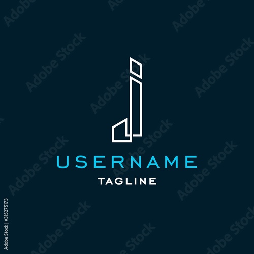 letter j logo design inspiration . letter J building logo design template . J property business logo design inspiration