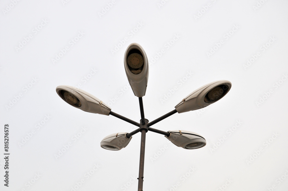 Lamp like a dragonfly isolated on white background. Lamp like a dragonfly isolated on white background.
