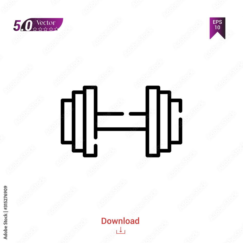 Outline gym icon. gym icon vector isolated on white background. Graphic design, mobile application, logo, user interface. UI / UX design. EPS 10 format vector Outline gym icon. gym icon vector isolated on white background. Graphic design, mobile application, logo, user interface. UI / UX design. EPS 10 format vector
