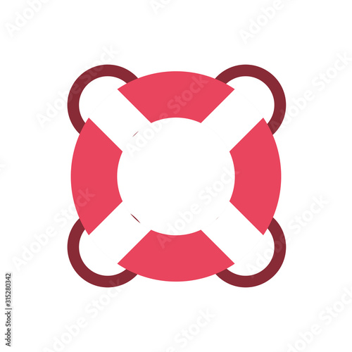 marine life, lifebuoy nautical cartoon sea