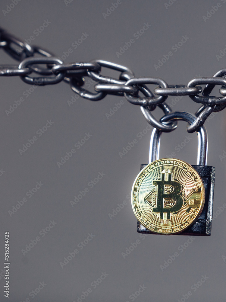Coin tied up in block chain Coin tied up in block chain