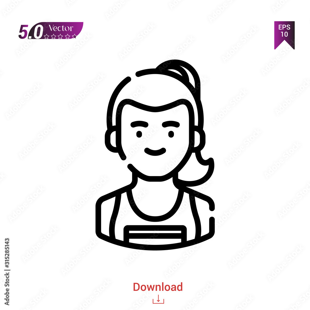 Outline runner icon. runner icon vector isolated on white background. Graphic design, material-design,sport-avatars icons mobile application, logo, user interface. EPS 10 format vector Outline runner icon. runner icon vector isolated on white background. Graphic design, material-design,sport-avatars icons mobile application, logo, user interface. EPS 10 format vector