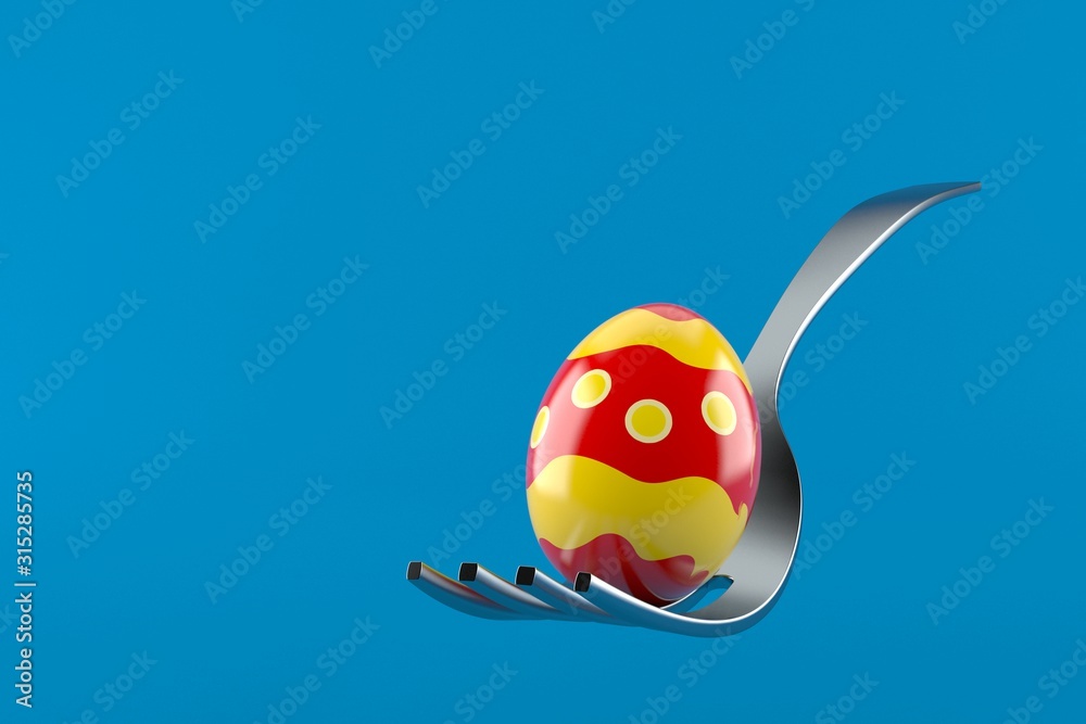 Fork with easter egg