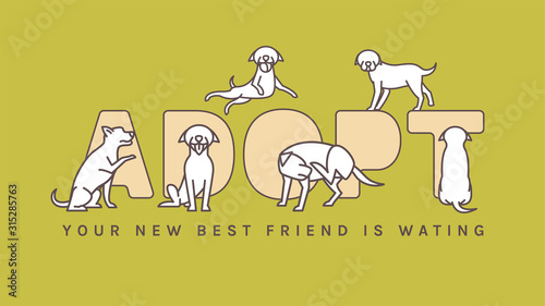 Dog Adoption Event Poster