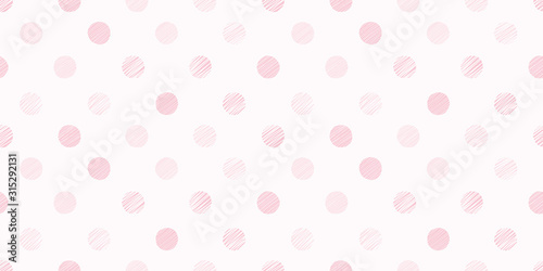 Dot illustration background. Seamless pattern. Vector.ドットイラストのパターン