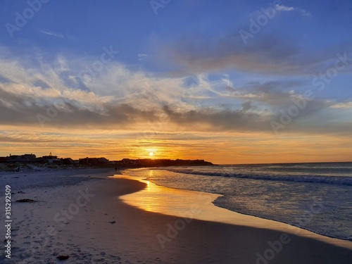 Sunset Long Beach Kommetjie Cape Town South Africa © Sean